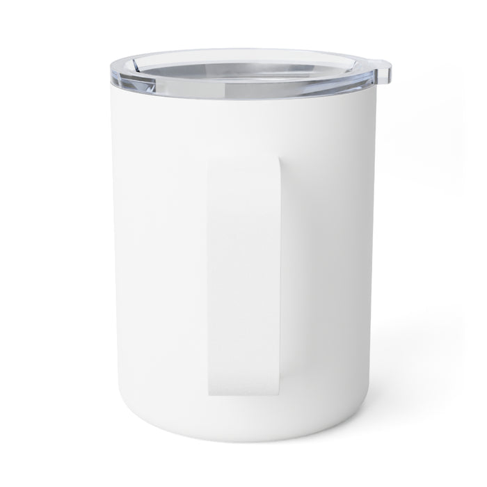 Triathletes of the World Insulated Coffee Mug — 10oz Travel Tumbler with International Flags, 'One Sport. Every Border.'
