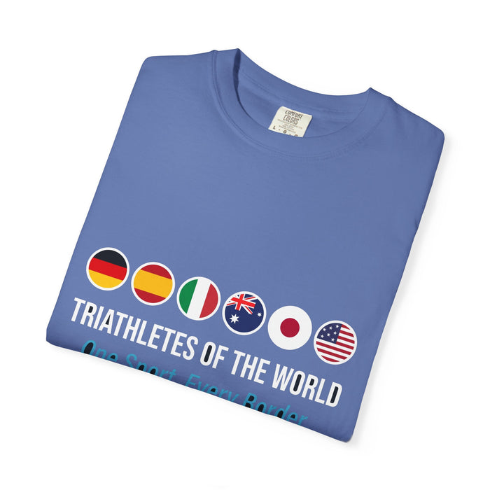 Triathletes of the World — Pacific Bella+Canvas Unisex Tee — Swim Bi