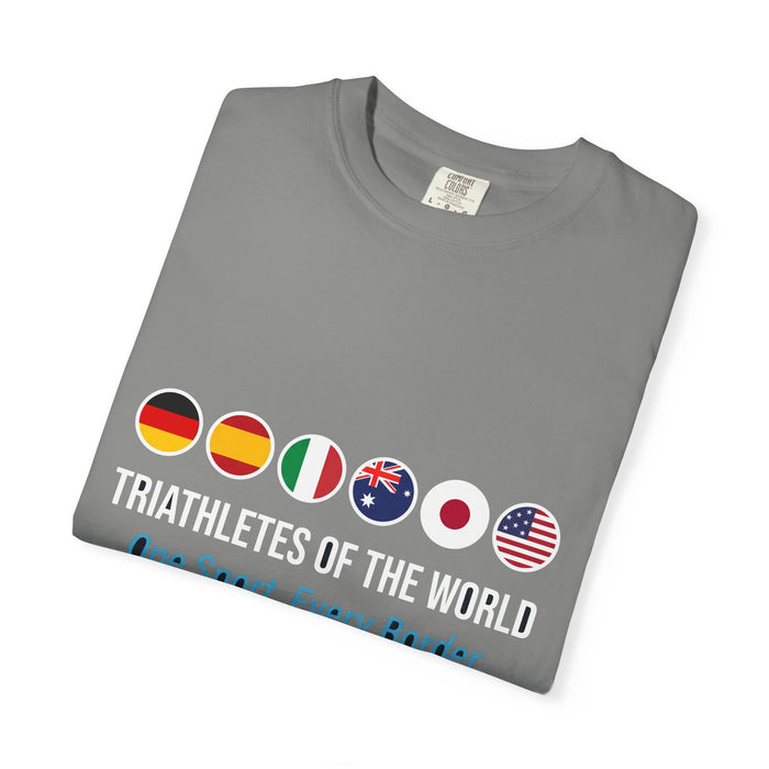 Triathletes of the World — Pacific Bella+Canvas Unisex Tee — Swim Bi