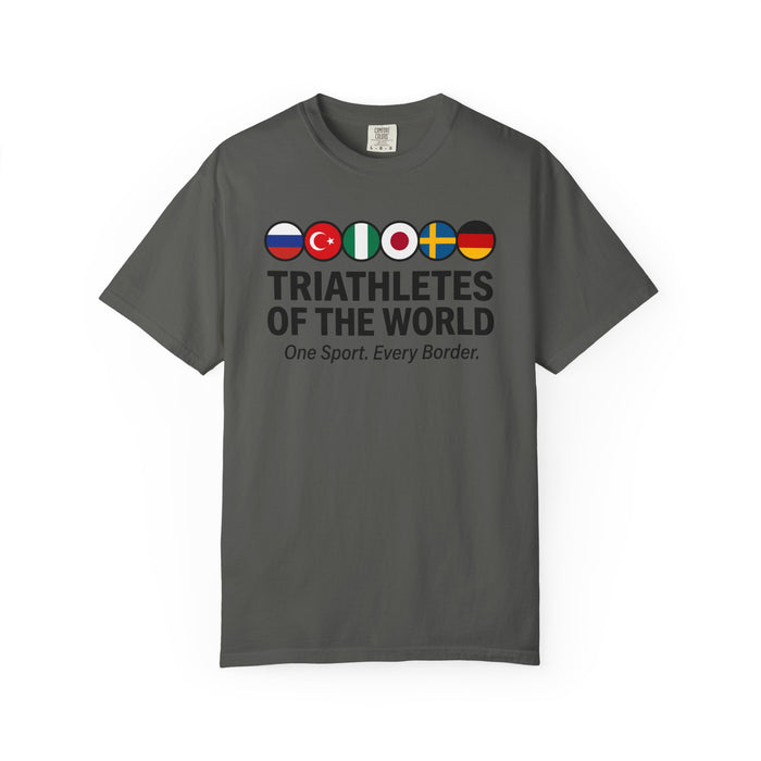 Triathletes of the World T-Shirt — One Sport, Every Border
