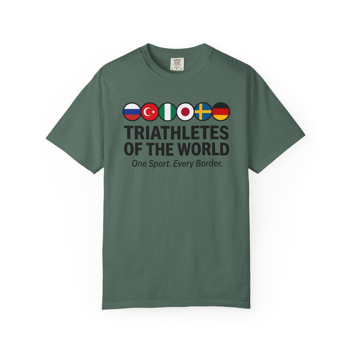 Triathletes of the World T-Shirt — One Sport, Every Border