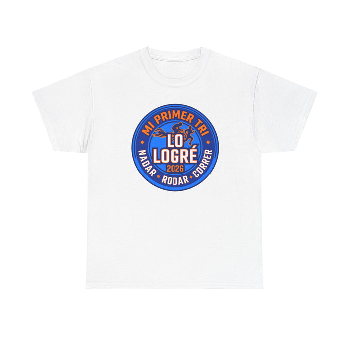 Triathlon Achievement T-Shirt — “Mi Primer Tri Lo Logré 2026”