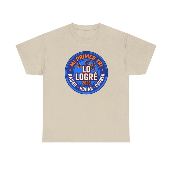 Triathlon Achievement T-Shirt — “Mi Primer Tri Lo Logré 2026”