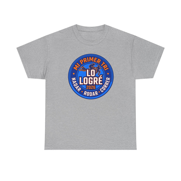 Triathlon Achievement T-Shirt — “Mi Primer Tri Lo Logré 2026”