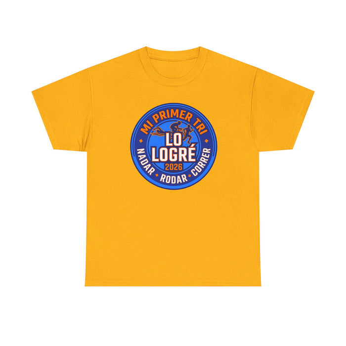 Triathlon Achievement T-Shirt — “Mi Primer Tri Lo Logré 2026”