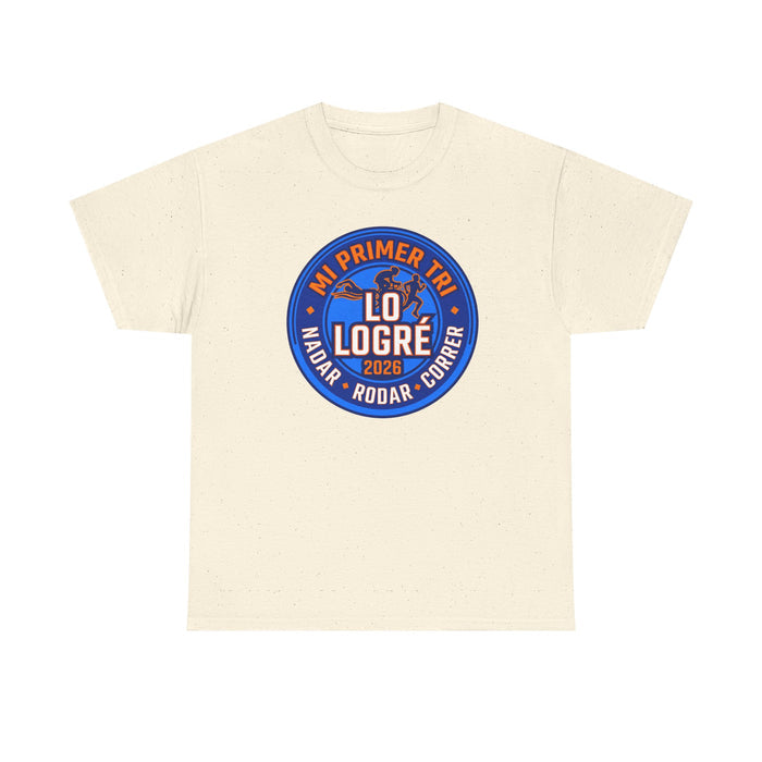 Triathlon Achievement T-Shirt — “Mi Primer Tri Lo Logré 2026”
