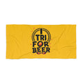 Triathlon Beach Towel - I Tri - Home Decor
