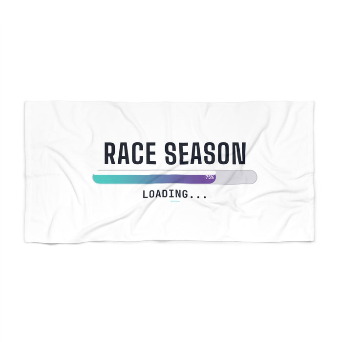 Triathlon Beach Towel - Race Season Loading Design | Beginner-Friend