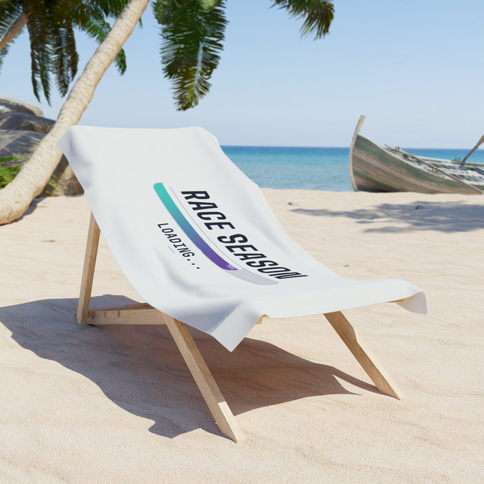Triathlon Beach Towel - Race Season Loading Design | Beginner-Friend