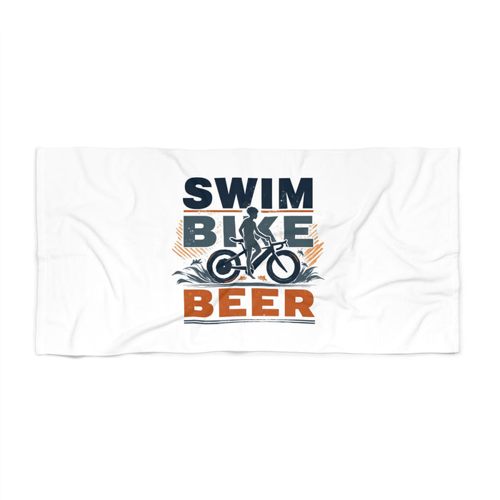 Triathlon Beach Towel 30x60 (76x152 cm) - Home Decor