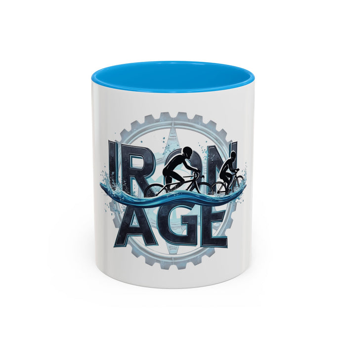 Triathlon Ceramic Mug - detail view