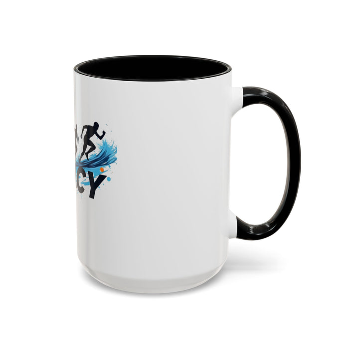 Triathlon Coffee Mug for Athletes - size chart