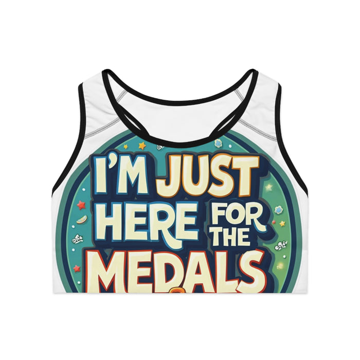 Triathlon Compression Sports Bra - All Over Prints - detail view