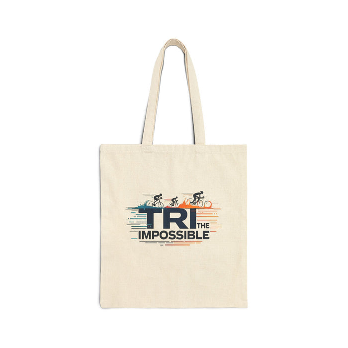 Triathlon Cotton Canvas Tote Bag - Bags