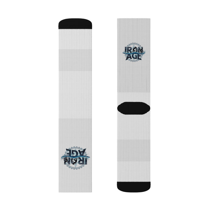 Triathlon Crew Socks - All Over Prints - size chart
