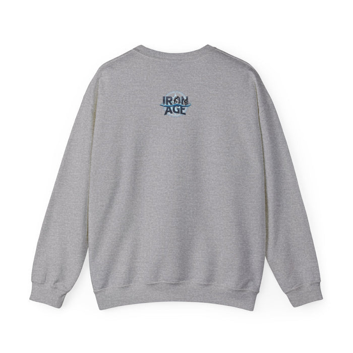 Triathlon Crewneck Sweatshirt by Gildan - detail view