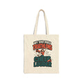 Triathlon Dad Tote Bag – "My Dad Does Triathlons, Cheer Louder" Canvas Tote