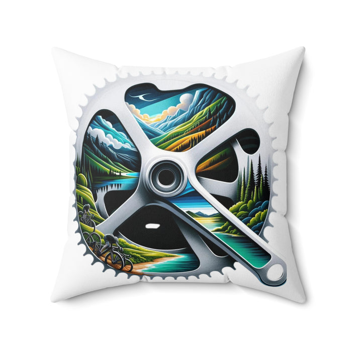 Triathlon Decorative Pillow - Home Decor - lifestyle view