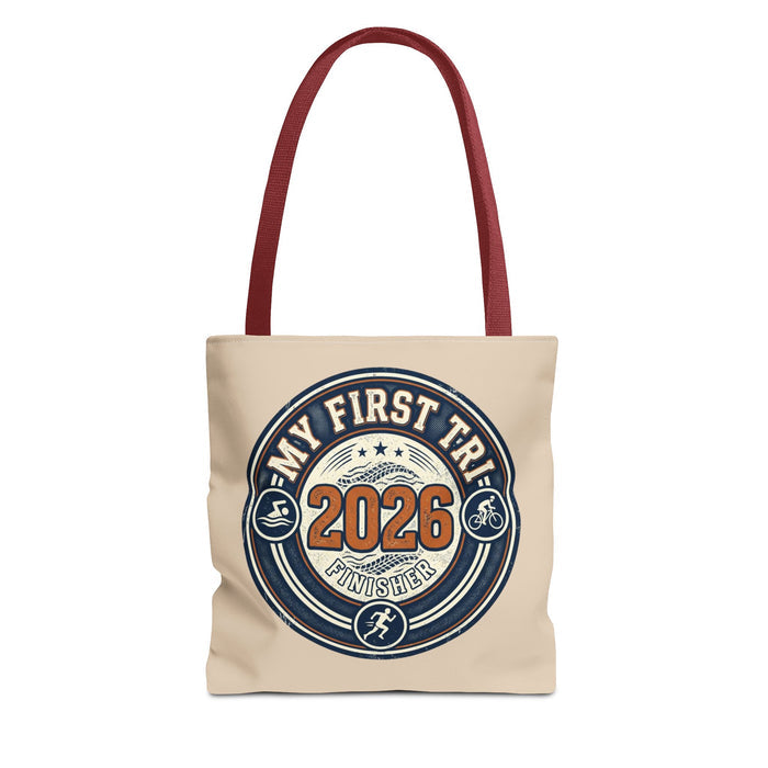 Triathlon Finisher Tote Bag 2026 - 100% Polyester Lightweight (13 x