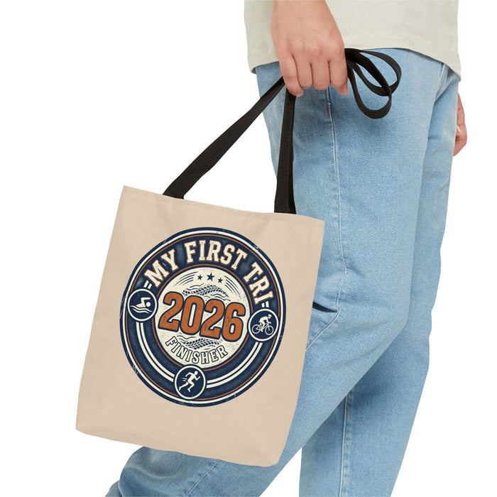 Triathlon Finisher Tote Bag 2026 - 100% Polyester Lightweight (13 x