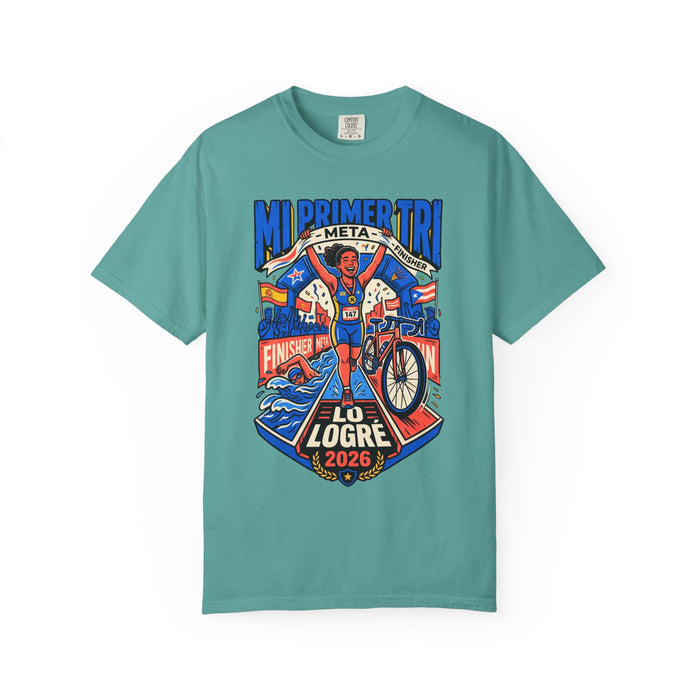 Triathlon Finisher T‑Shirt — "Mi Primer Tri: Lo Logré 2026"