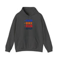 Triathlon Hoodie – 'Swim Bike Run Repeat' Athletic Pullover