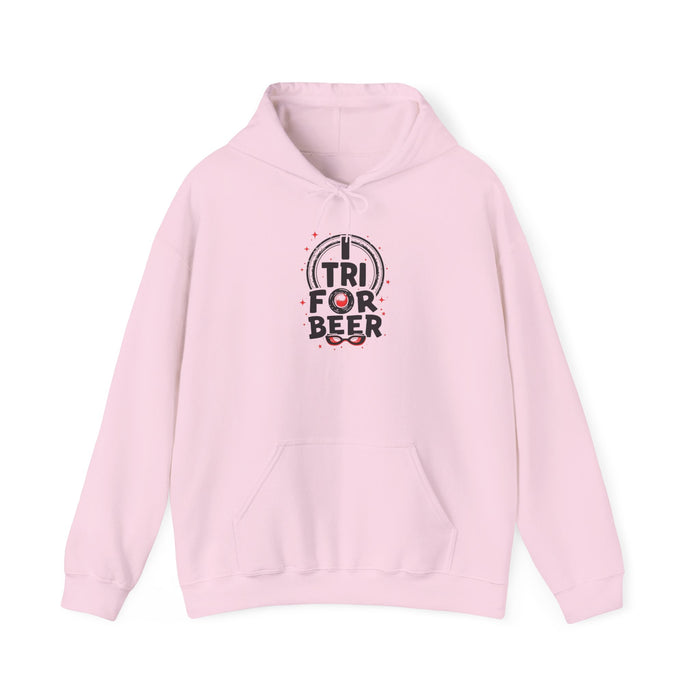 Triathlon Hoodie Tri For Beer - size chart