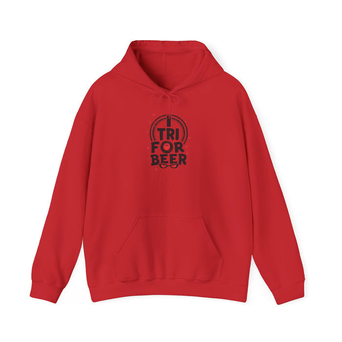 Triathlon Hoodie Tri For Beer - size chart