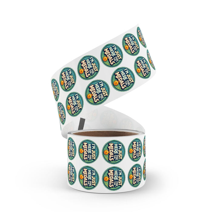 Triathlon Humor Stickers - Paper products - size chart