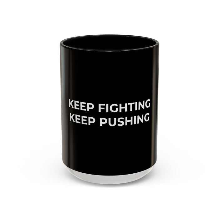 Triathlon Morning Motivation Ceramic Mug - size chart