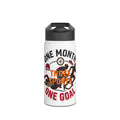 Triathlon Motivational Stainless Steel Water Bottle — "One Month, Three Sports, One Goal"