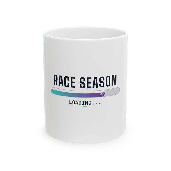 Triathlon Mug - Race Season Progress Bar (11oz, 15oz) Ceramic