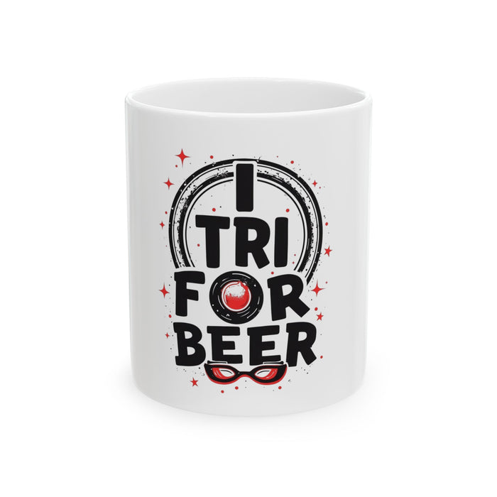 Triathlon Mug 11oz Ceramic - I Tri