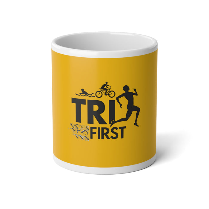 Triathlon Mug 20oz Ceramic