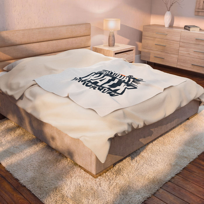 Triathlon Plush Blanket - All Over Prints - lifestyle view