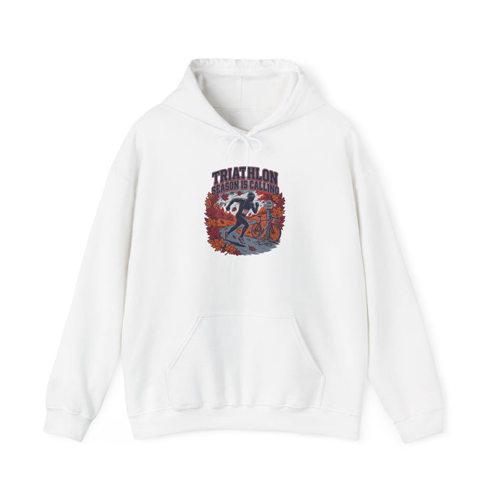 Triathlon Season Is Calling Hoodie — Triathlon Pullover