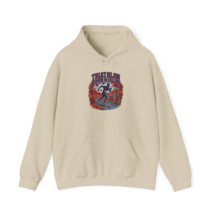Triathlon Season Is Calling Hoodie — Triathlon Pullover