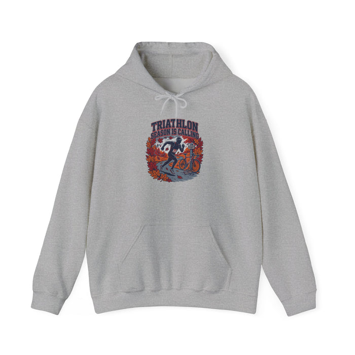 Triathlon Season Is Calling Hoodie — Triathlon Pullover
