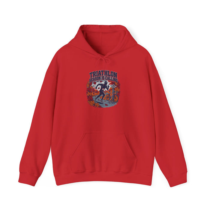 Triathlon Season Is Calling Hoodie — Triathlon Pullover