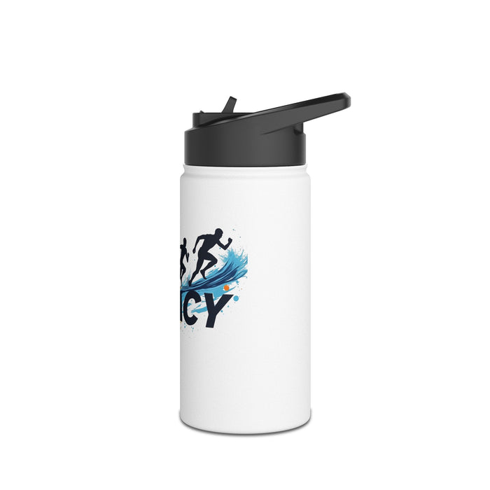 Triathlon Stainless Steel Water Bottle - Mug - size chart