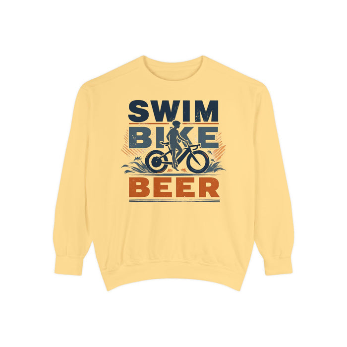 Triathlon Sweatshirt - Relaxed Fit Ring-Spun Cotton Blend - detail view