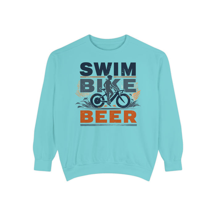 Triathlon Sweatshirt - Relaxed Fit Ring-Spun Cotton Blend - size chart