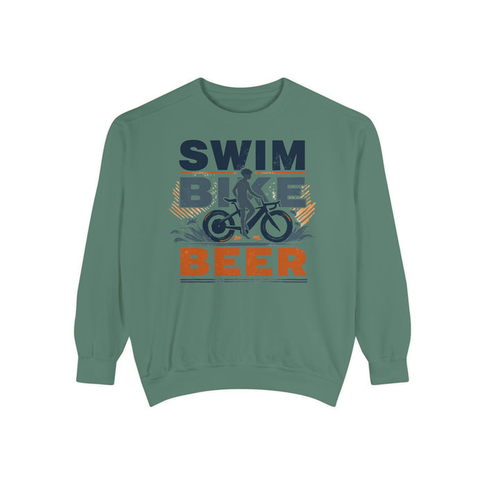 Triathlon Sweatshirt - Relaxed Fit Ring-Spun Cotton Blend - size chart