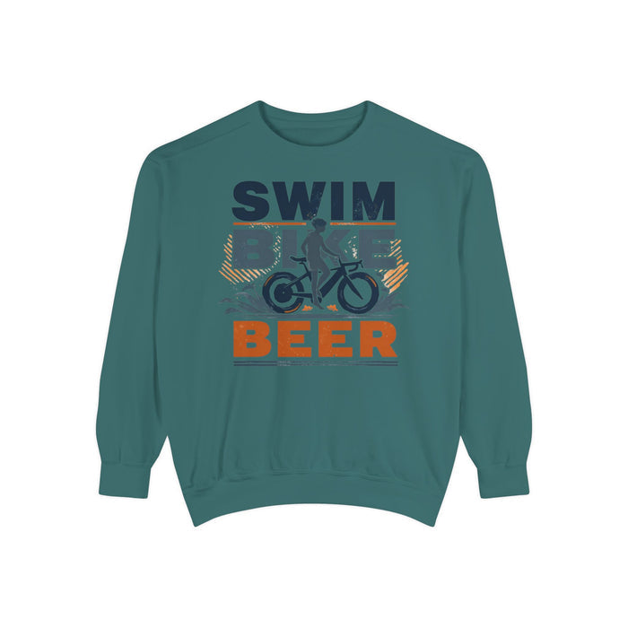 Triathlon Sweatshirt - Relaxed Fit Ring-Spun Cotton Blend - size chart
