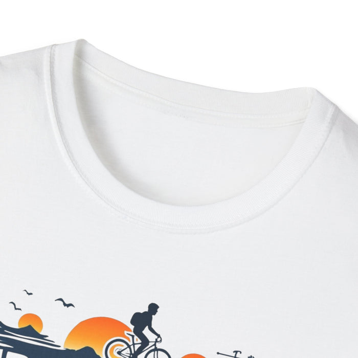 Triathlon T-Shirt Unisex Crew-Neck - 100% Ring-Spun Cotton - size chart