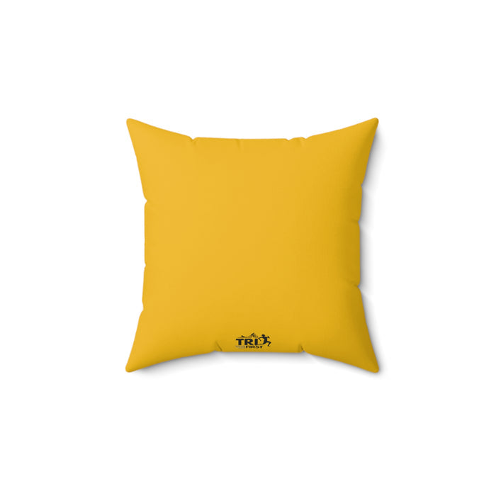 Triathlon Throw Pillow - Home Decor - alternate view