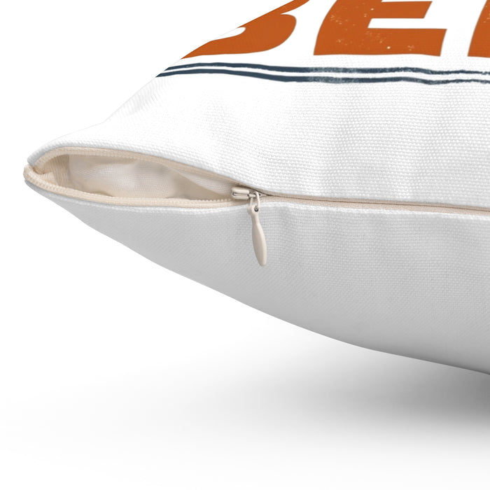 Triathlon Throw Pillow - Home Decor - detail view