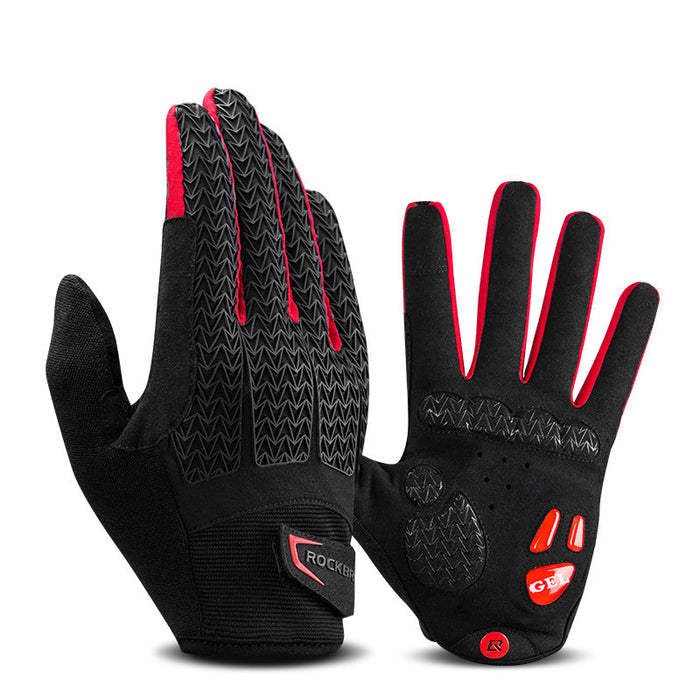 Triathlon Touch Screen Cycling Gloves - Food & Beverages