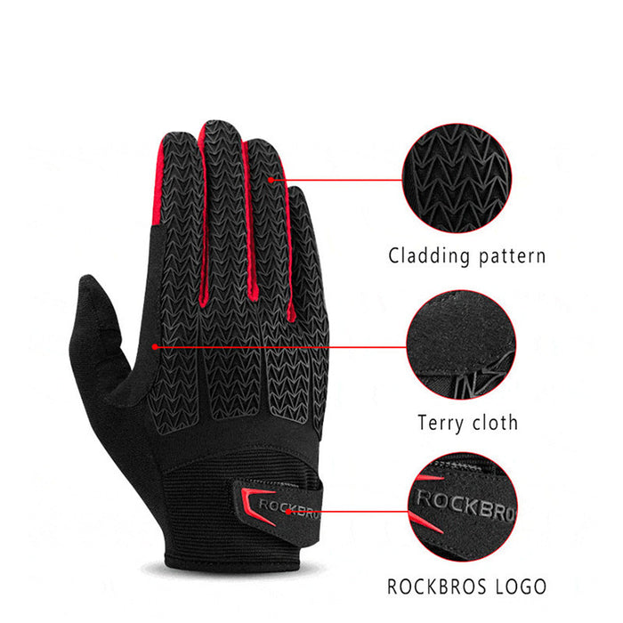 Triathlon Touch Screen Cycling Gloves - Food & Beverages - alternate view