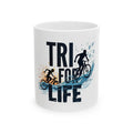 Triathlon Training Ceramic Coffee Mug